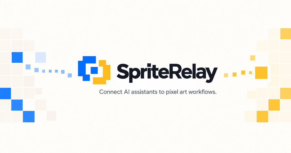 We built SpriteRelay: an Aseprite MCP server with live edits and staged commits